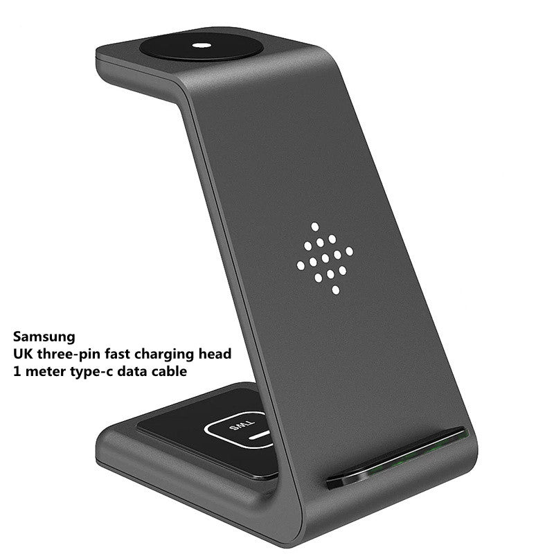3-in-1 Wireless Charging Station – Fast Charge Dock for Phone, Watch & Earbuds