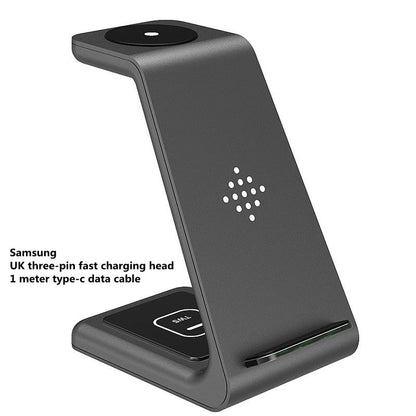 3-in-1 Wireless Charging Station – Fast Charge Dock for Phone, Watch & Earbuds