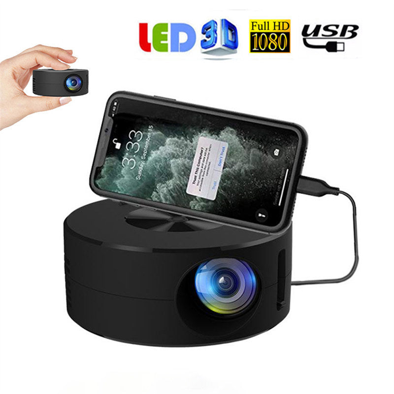 Portable Mini WiFi Projector – 1080P LED Home Theater