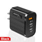 Striped USB+2PD Type-C Mobile Phone Charger Multi Port Travel Charging Head