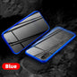 Magnetic Tempered Glass Privacy Metal Case For iphone 15 14 13 12 XR 11 Pro MAX X 7 8 6 Plus 360 Magnet Antispy Protective Cover