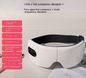 Eye Massage Device with Heat Therapy and Vibration, Foldable Rechargeable Eye Mask for Home Use