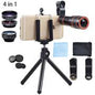 Akinger 4in1 5in1 7in1 10in1 13in1 Phone camera Lens Kit Fisheye Wide Angle macro telescope for iphone xiaomi android phone