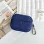 Corduroy Apple Wireless Earphone Case Suitable for Airpods Pro2 Pure Ribbon Buckle Earphone Protective Cover