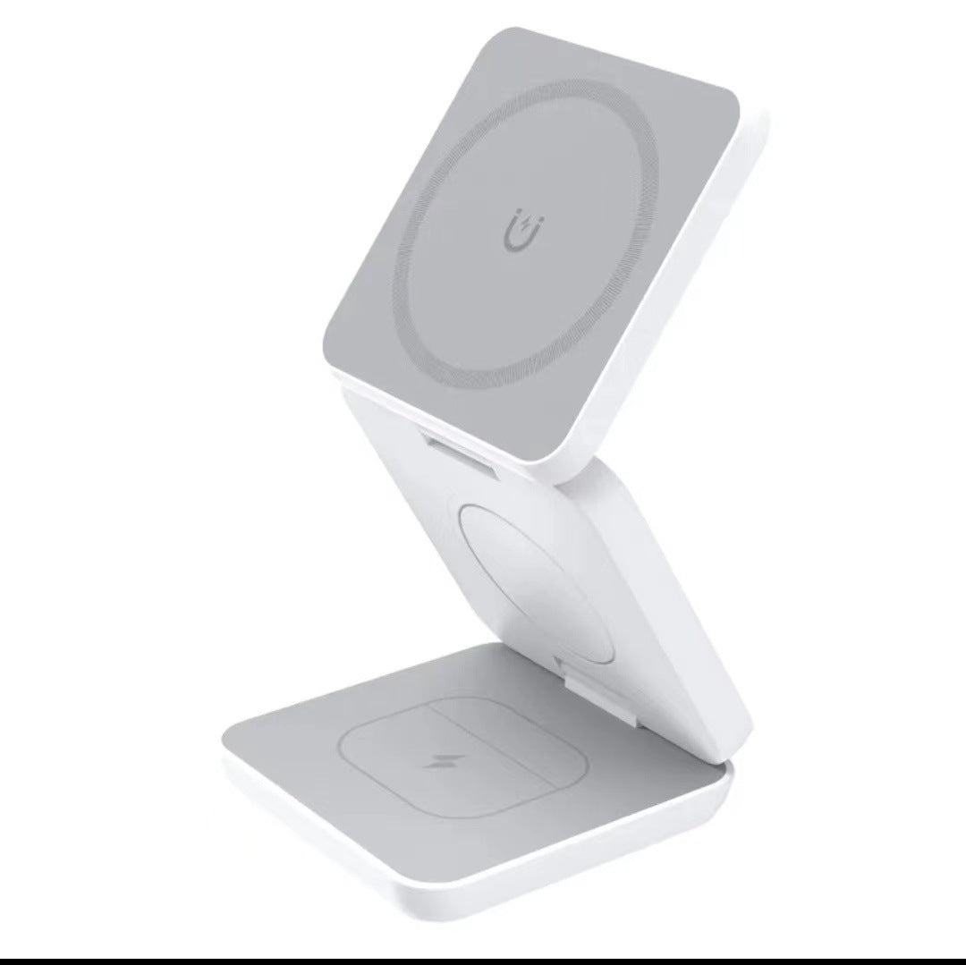 Folding 3-in-1 Magnetic Wireless Charger