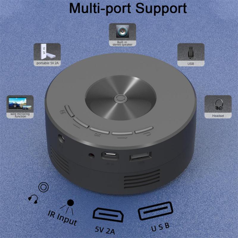 Portable Mini WiFi Projector – 1080P LED Home Theater