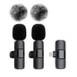 Mini Wireless Lavalier Microphone with Windshield