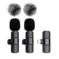 Mini Wireless Lavalier Microphone with Windshield
